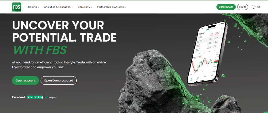 UNCOVER your Potential. Trade with FBS