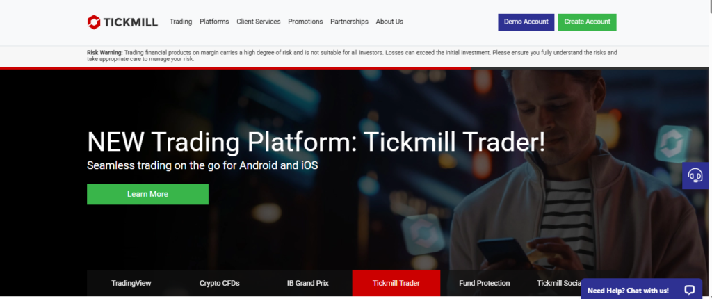 Tickmill trader