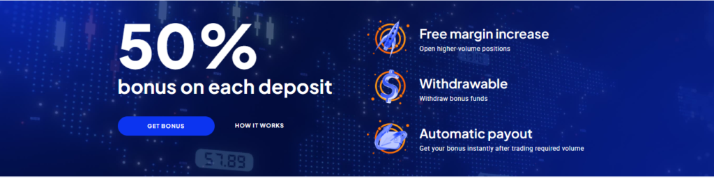 bonus on each deposit
