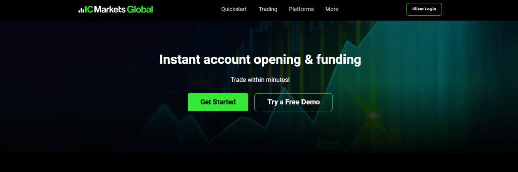 Instant account opening & funding
