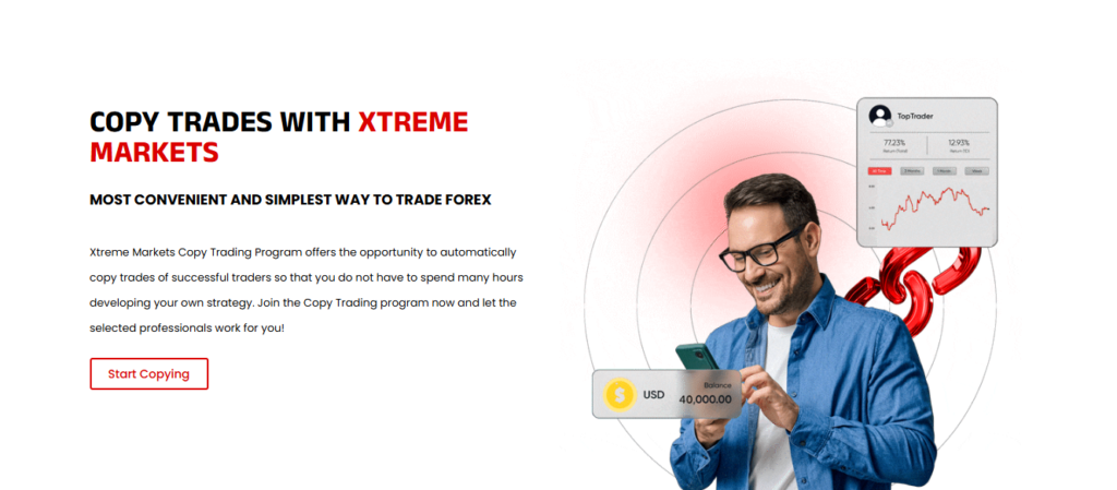 COPY TRADES WITH XTREME MARKETS
