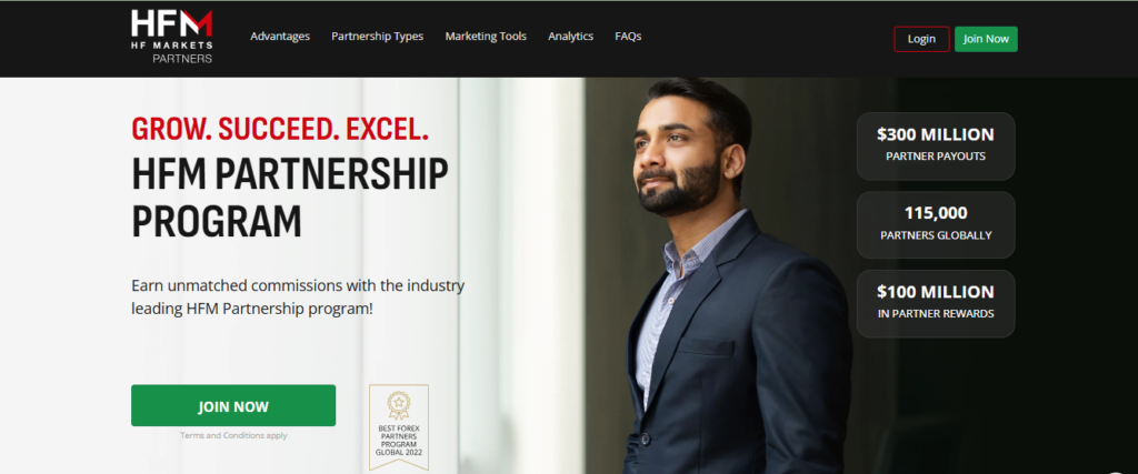 GROW. SUCCEED. EXCEL.
HFM Partnership Program