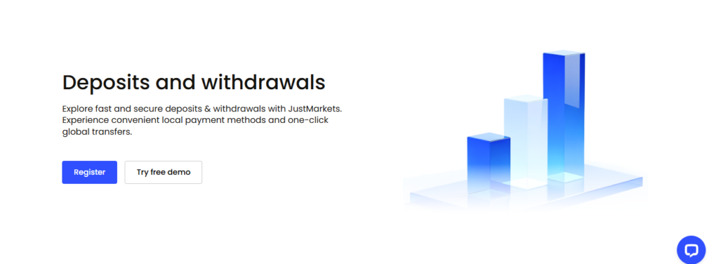 Deposits and withdrawals

