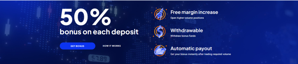 bonus on each deposit

